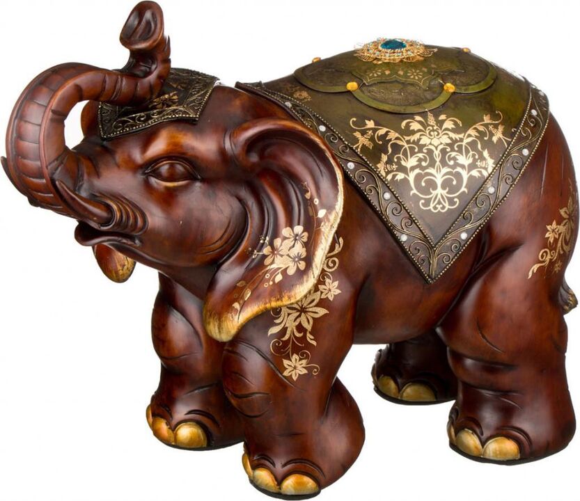 patung gajah sebagai jimat keberuntungan